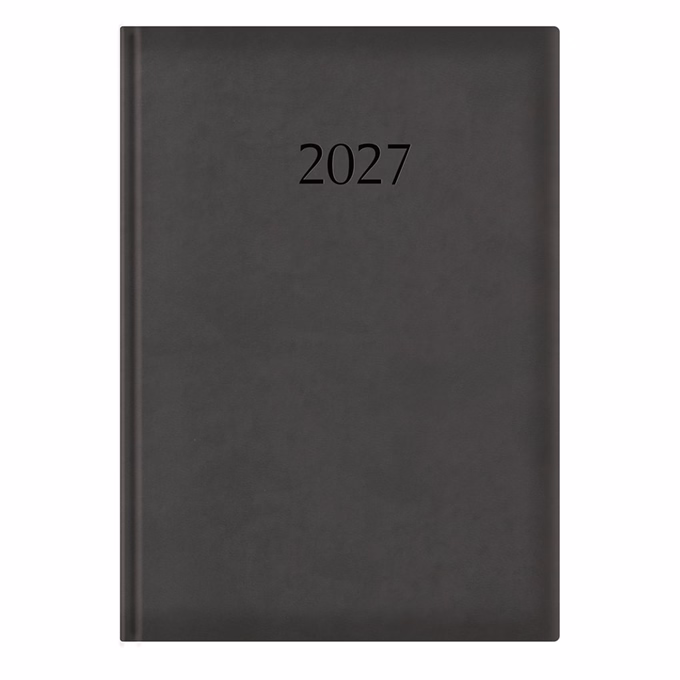Határidőnapló TOPTIMER Wide W024 A/4 napi fehér lapos fekete 2027