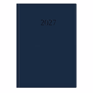 Határidőnapló TOPTIMER Wide W024 A/4 napi fehér lapos kék 2027