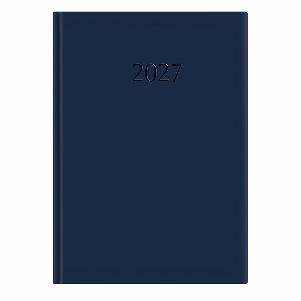 Határidőnapló TOPTIMER Wide W024 A/4 napi fehér lapos kék 2027