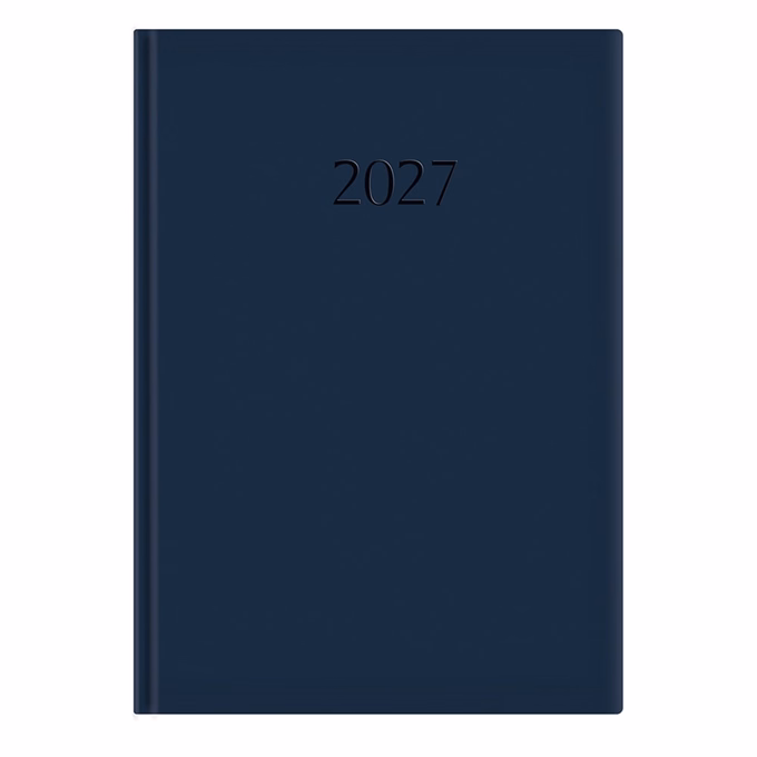 Határidőnapló TOPTIMER Wide W024 A/4 napi fehér lapos kék 2027