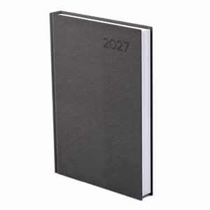 Határidőnapló VECTRALINE B/5 heti fekete műbőr 2027