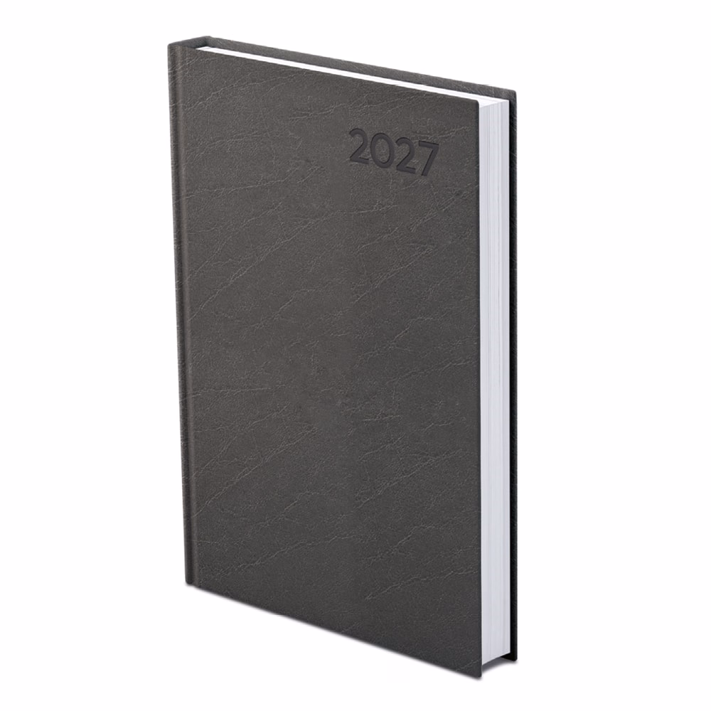 Határidőnapló VECTRALINE B/5 heti fekete műbőr 2027