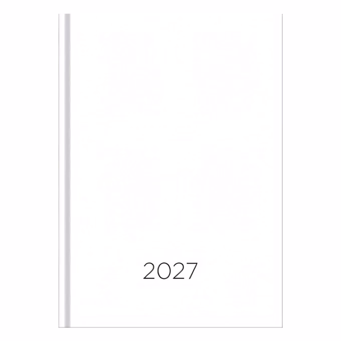 Határidőnapló VECTRALINE Monocolor fehér A/5 napi fehér lapos 2027
