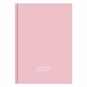 Határidőnapló VECTRALINE Monocolor rózsaszín A/5 heti fehér lapos 2027