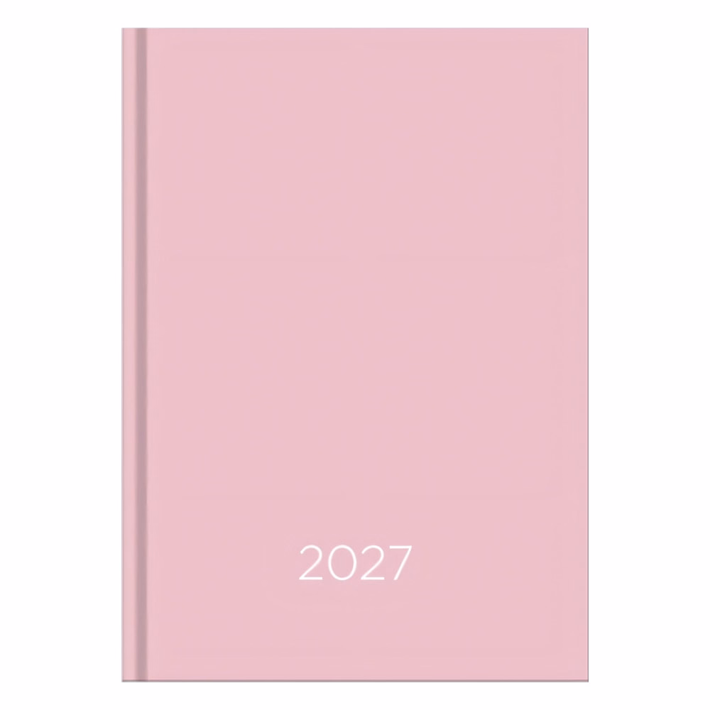 Határidőnapló VECTRALINE Monocolor rózsaszín A/5 heti fehér lapos 2027
