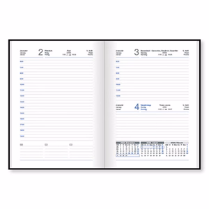 Határidőnapló VECTRALINE Spirit Sp-01 B/6 napi fehér lapos 2026.