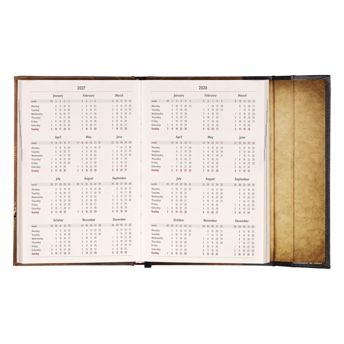Határidőnapló REALSYSTEM 110x160mm heti sárga lapos márneses záródású Harry Potter 2027