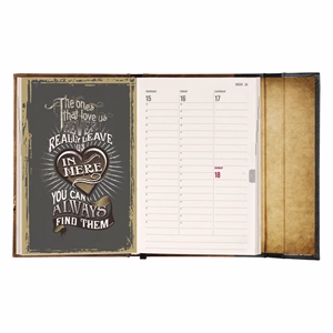Határidőnapló REALSYSTEM 110x160mm heti sárga lapos márneses záródású Harry Potter 2027