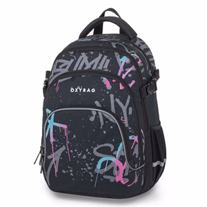 Hátizsák OXY Scooler Grafiti Pink