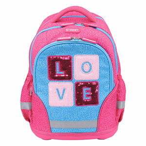 Hátizsák STREET Love ergonomikus kulcstartóval Hátizsák STREET Love ergonomikus kulcstartóval