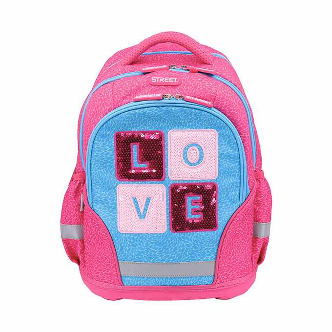 Hátizsák STREET Love ergonomikus kulcstartóval Hátizsák STREET Love ergonomikus kulcstartóval