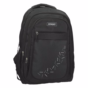 Hátizsák STREET Round Minimalistic Onyx