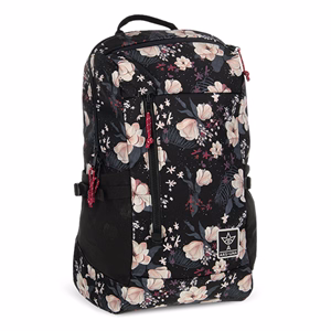 Hátizsák iskolai ARS UNA AU-17 Flowery Black