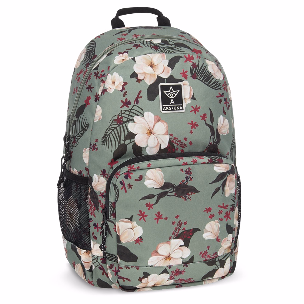 Hátizsák iskolai ARS UNA AU-14 Flowery Green 5535