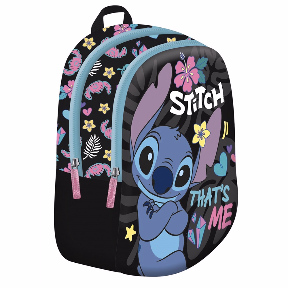 Hátizsák óvodás Lilo és Stitch fekete