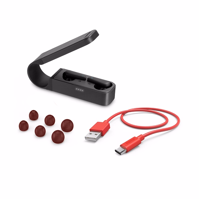 Headset vezeték nélküli HAMA Spirit Pocket TWS Bluetooth fekete