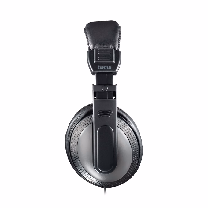 Headset vezetékes HAMA Shell TV sztereó jack fekete/ezüst