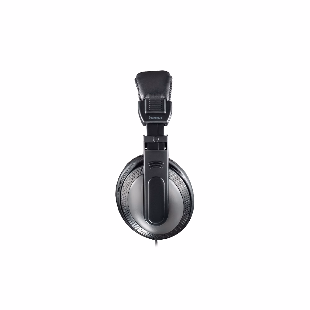 Headset vezetékes HAMA Shell TV sztereó jack fekete/ezüst
