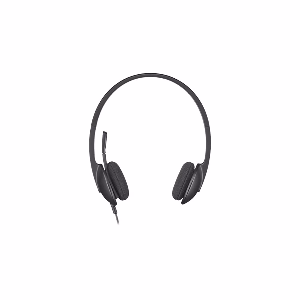 Headset vezetékes LOGITECH H340 USB fekete