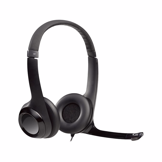 Headset vezetékes LOGITECH H390 USB fekete