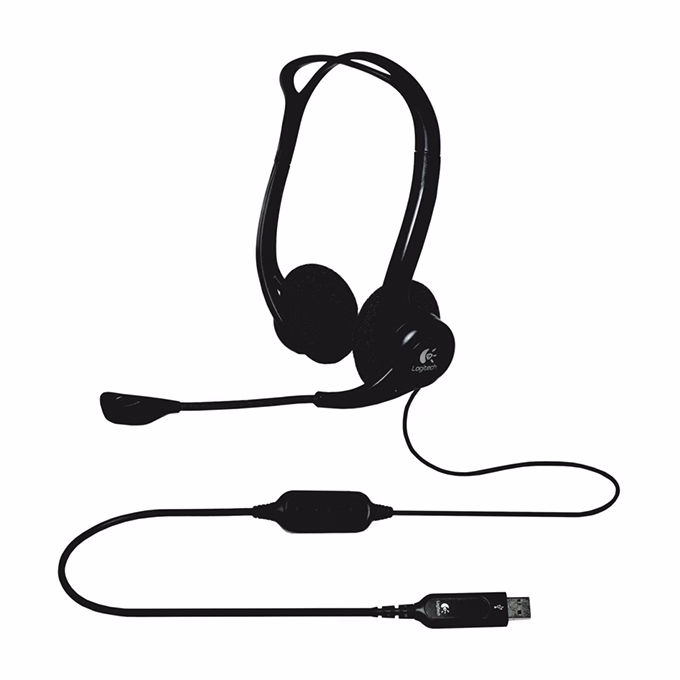Headset vezetékes LOGITECH PC960 USB fekete