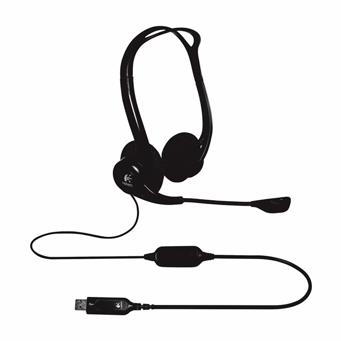 Headset vezetékes LOGITECH PC960 USB fekete