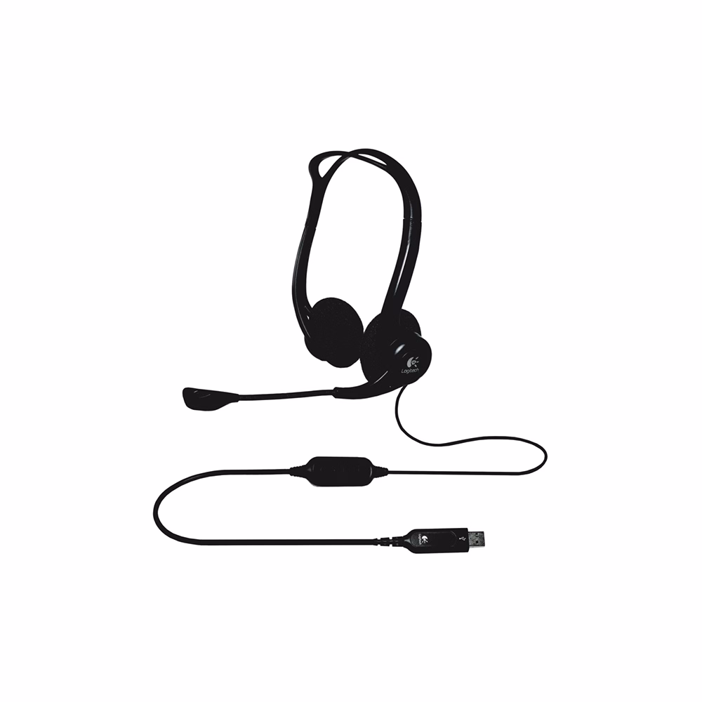 Headset vezetékes LOGITECH PC960 USB fekete