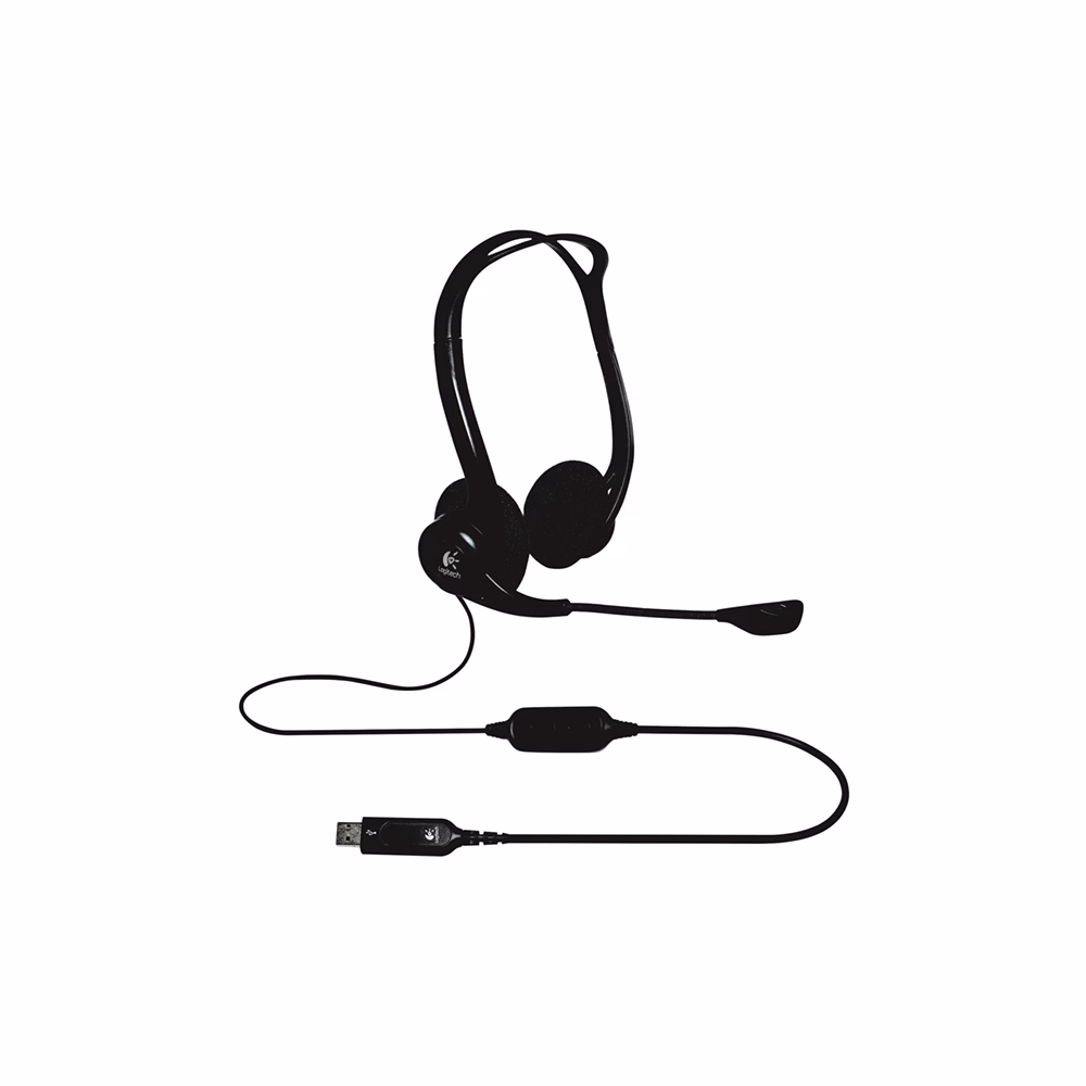 Headset vezetékes LOGITECH PC960 USB fekete