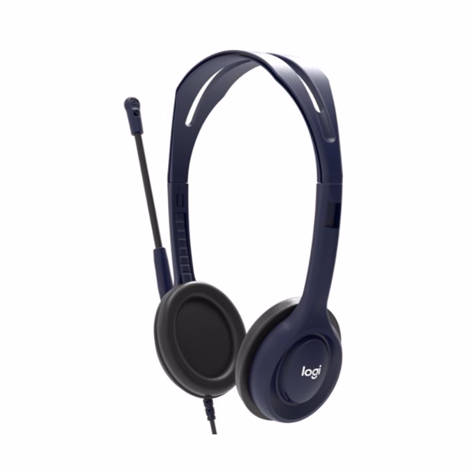 Headset vezetékes LOGITECH School Jack Sztereo OEM kék