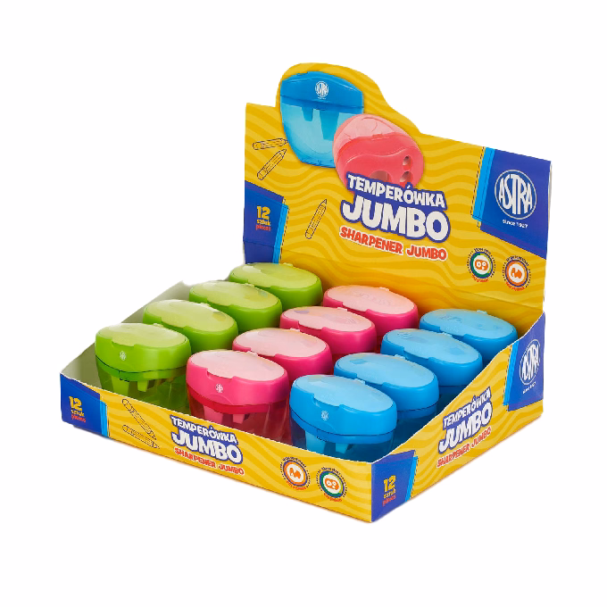Hegyező ASTRA jumbo 3 lyukú tartályos