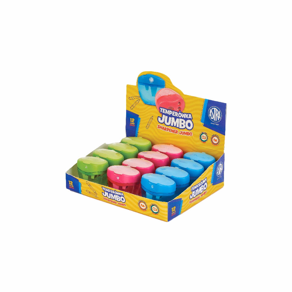 Hegyező ASTRA jumbo 3 lyukú tartályos