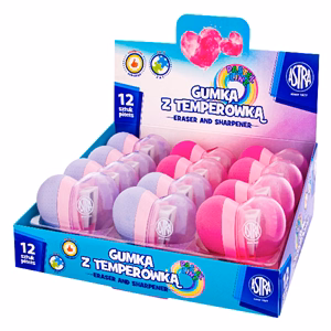Hegyező ASTRA radírral szív forma