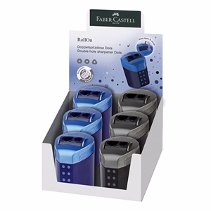 Hegyező FABER-CASTELL RollOn pöttyös 2 lyukú tartályos vegyes színekben