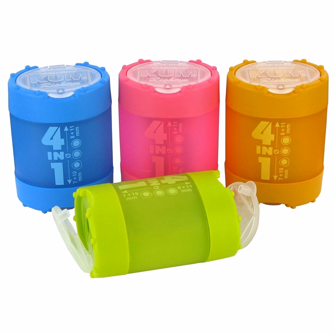 Hegyező KUM 4in1 4 lyukú tartályos