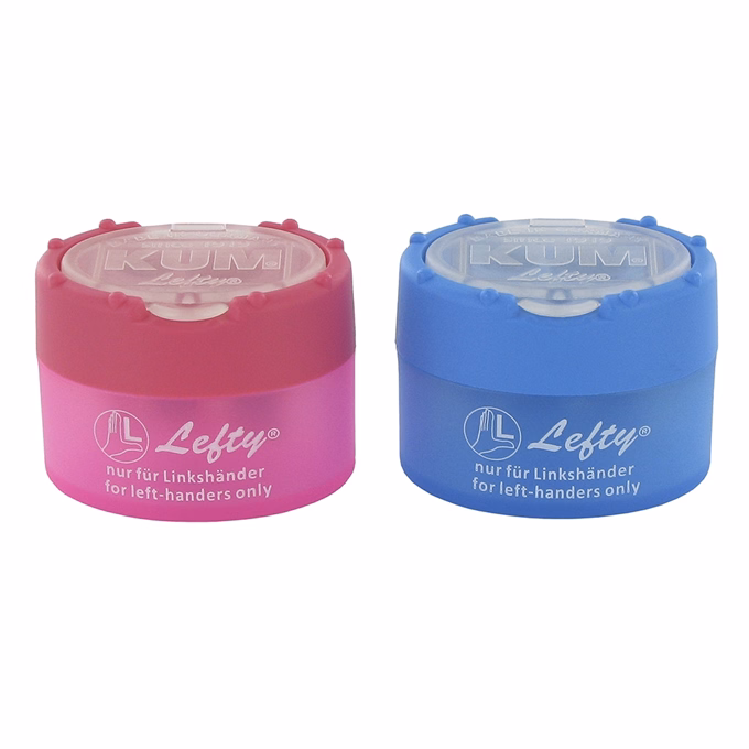 Hegyező KUM kézi Clickclack műanyag 2 lyukú balkezes