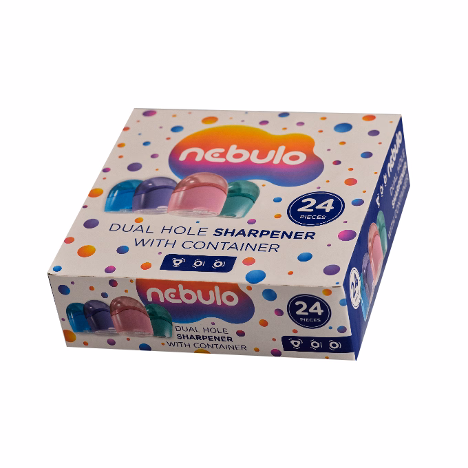 Hegyező NEBULO 2 lyukú tartályos pasztell színekben