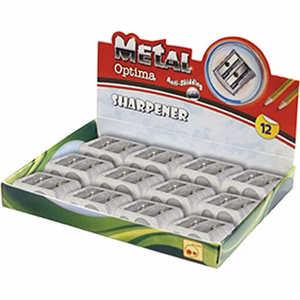 Hegyező OPTIMA fém bordázott fogórész 2 lyukú