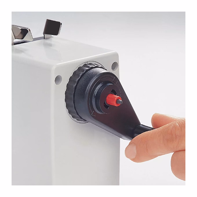 Hegyező asztali DAHLE 155 elegáns szürke