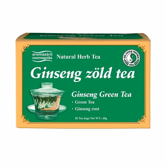 Herbatea DR CHEN Ginseng és zöld tea 20 filter/doboz