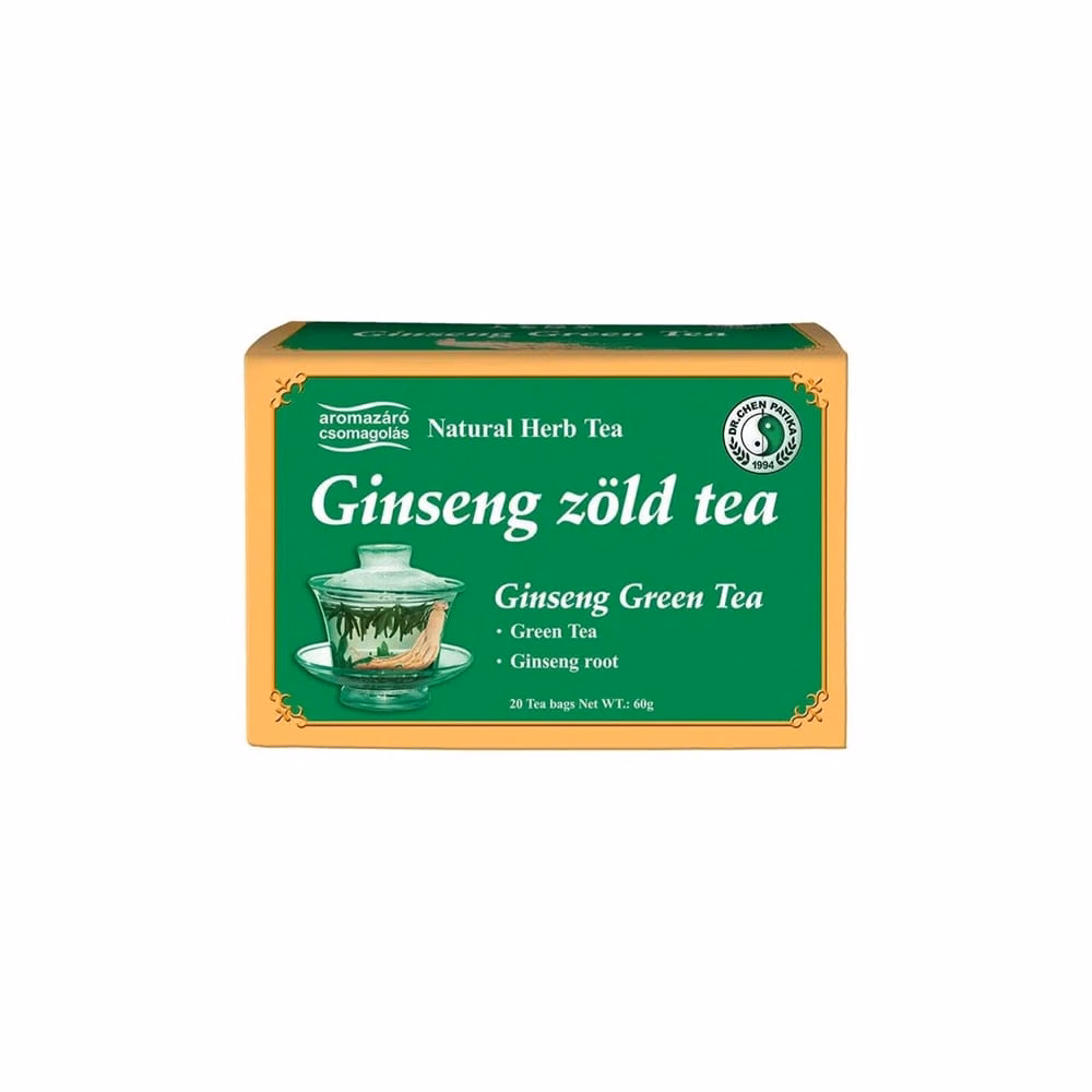 Herbatea DR CHEN Ginseng és zöld tea 20 filter/doboz