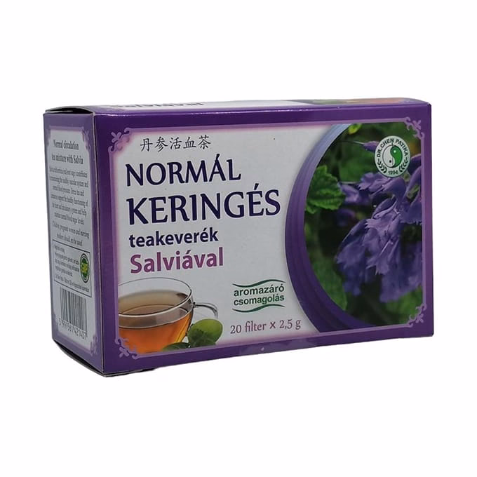 Herbatea DR CHEN Normál keringés salviával 20 filter/doboz