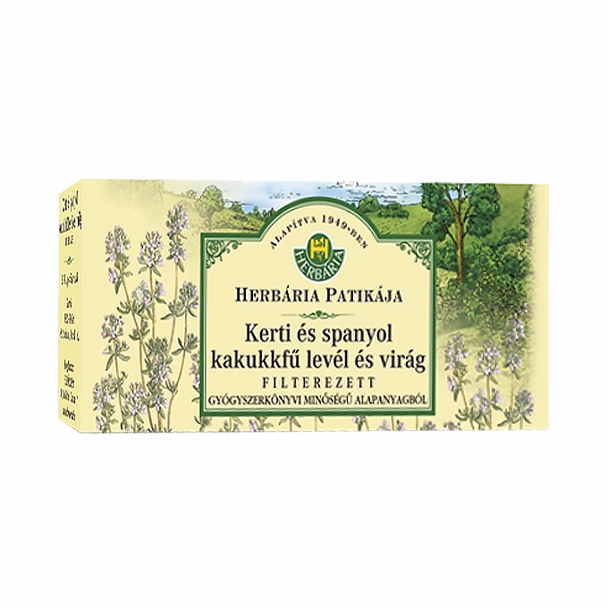 Herbatea HERBÁRIA kerti és spanyol kakukkfű levél 25x1 g
