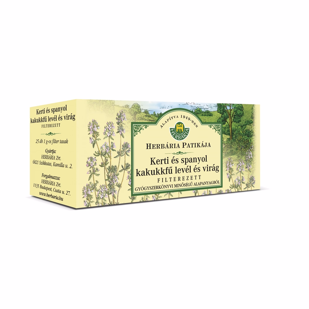 Herbatea HERBÁRIA kerti és spanyol kakukkfű levél 25x1 g