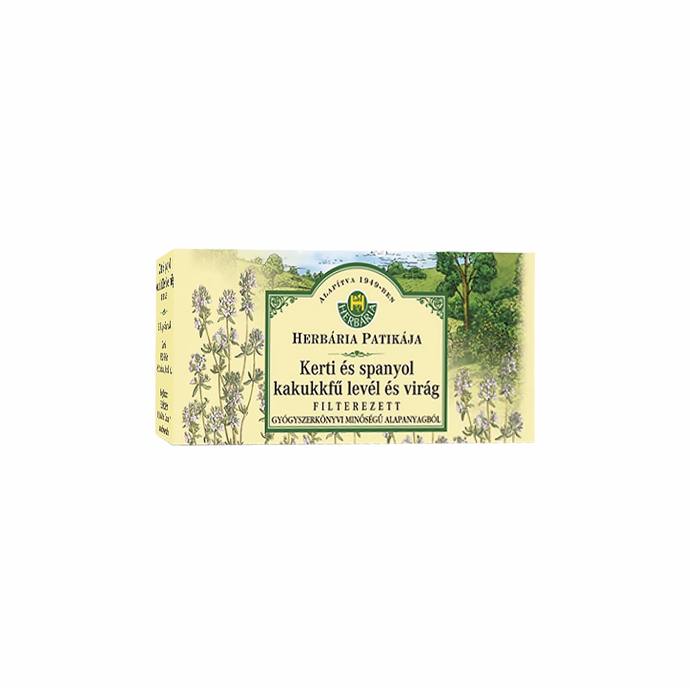 Herbatea HERBÁRIA kerti és spanyol kakukkfű levél 25x1 g