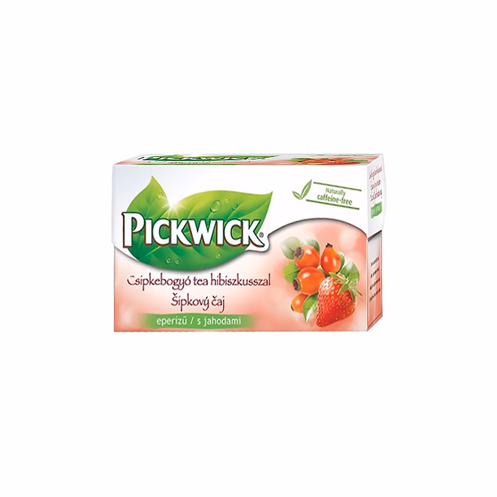 Herbatea PICKWICK csipkebogyó-hibiszkusz-eper 20 filter/doboz