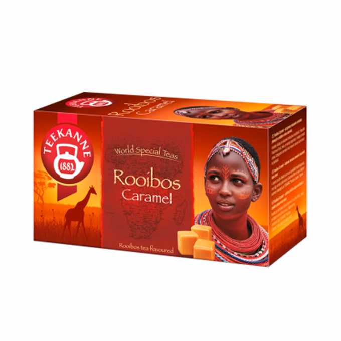 Herbatea TEEKANNE Rooibos karamell ízű 20 filter/doboz