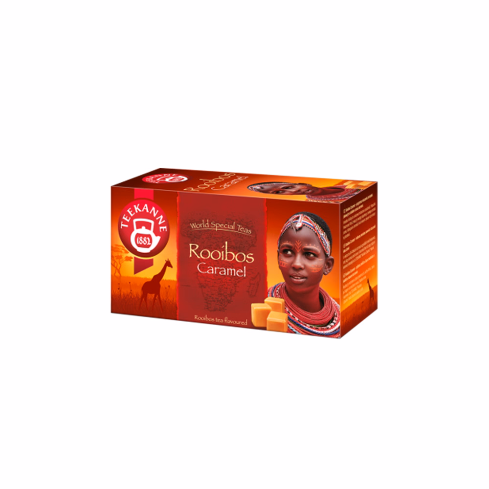 Herbatea TEEKANNE Rooibos karamell ízű 20 filter/doboz