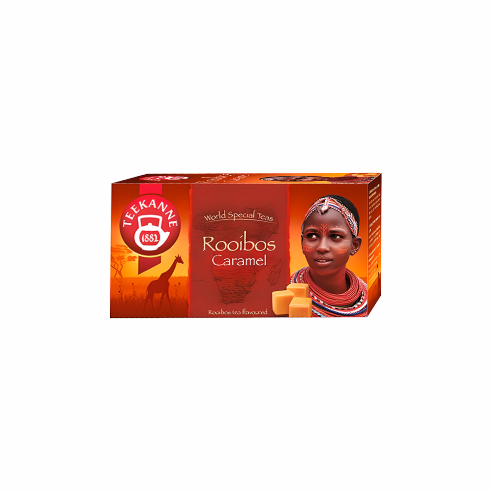 Herbatea TEEKANNE Rooibos karamell ízű 20 filter/doboz