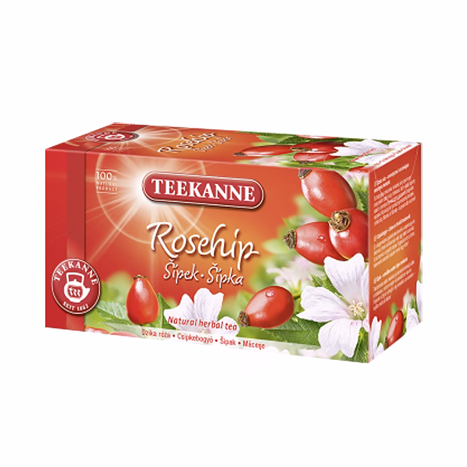 Herbatea TEEKANNE Rosehip csipkebogyó 20 filter/doboz