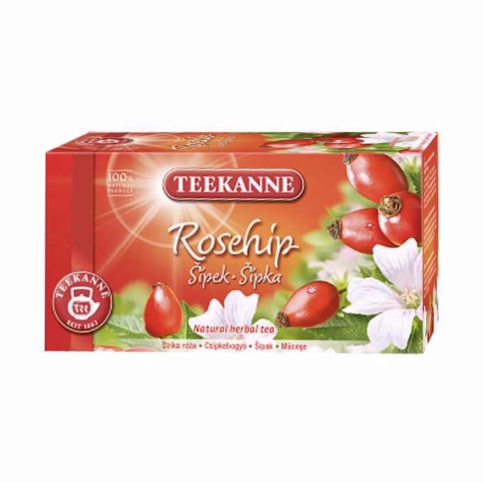 Herbatea TEEKANNE Rosehip csipkebogyó 20 filter/doboz